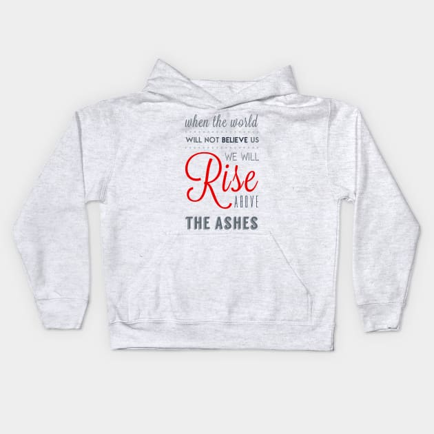 Rise Kids Hoodie by byebyesally